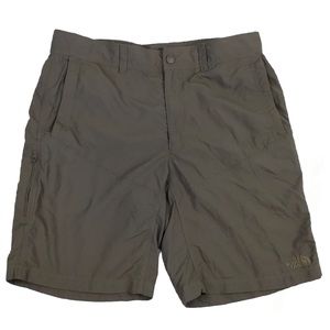 North Face Trail Shorts in dark khaki. Sz.36